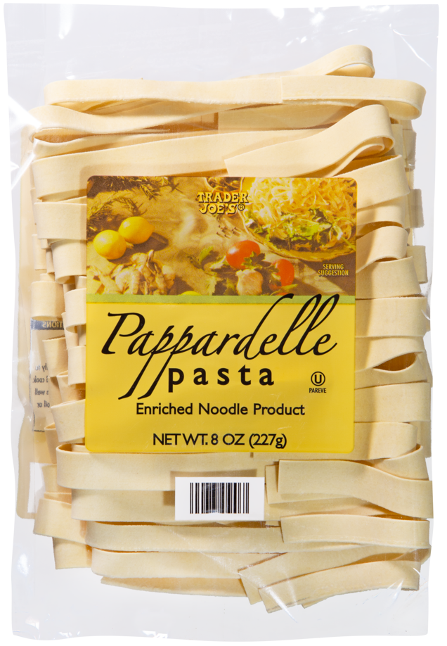Trader Joe's Pappardelle Pasta kosher pantry staple