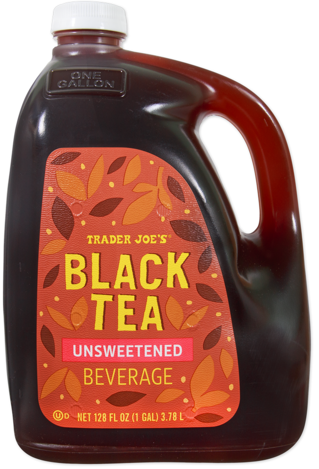 Trader Joe's unsweetened black tea beverage