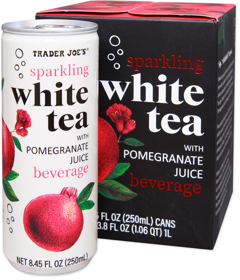 Trader Joe's Sparkling White Tea with Pomegranate Juice