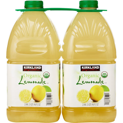 Kirkland Signature organic lemonade 2-pack bottles