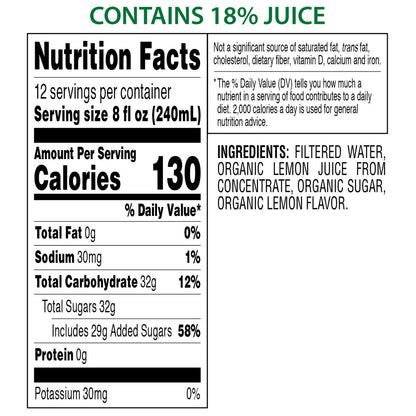 Kirkland Signature lemonade 96 fl oz bottle