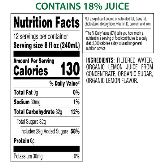 Kirkland Signature lemonade 96 fl oz bottle