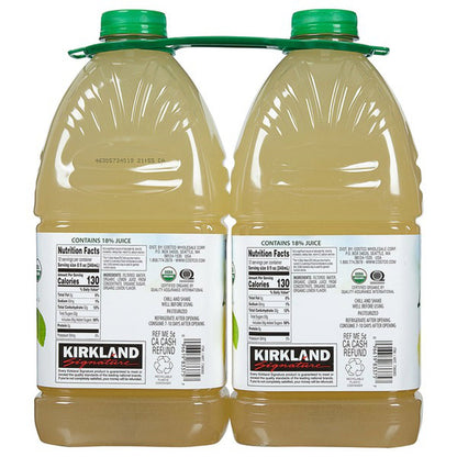Organic lemonade with citrus label