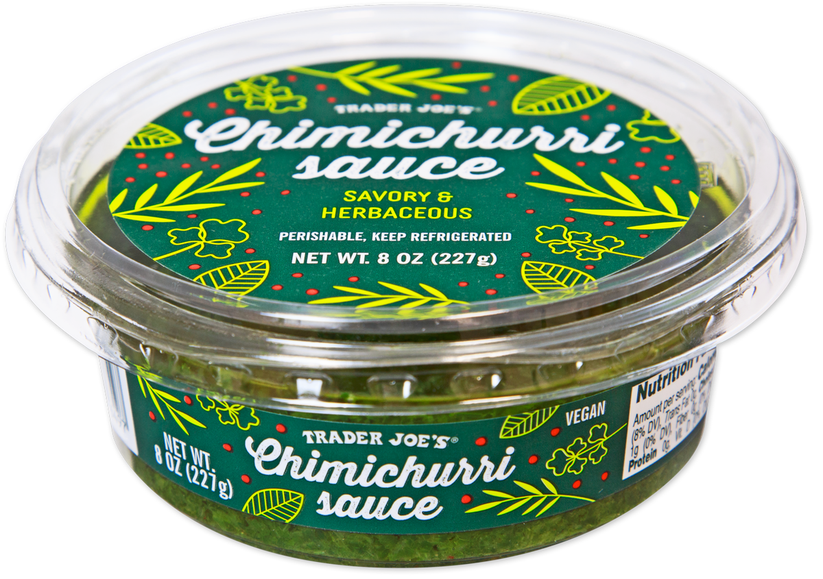 Trader Joe's vegan chimichurri sauce