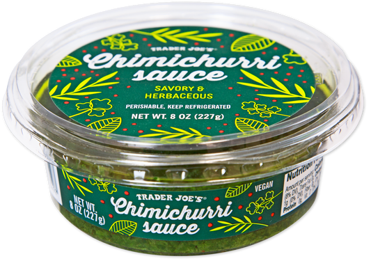 Trader Joe's vegan chimichurri sauce