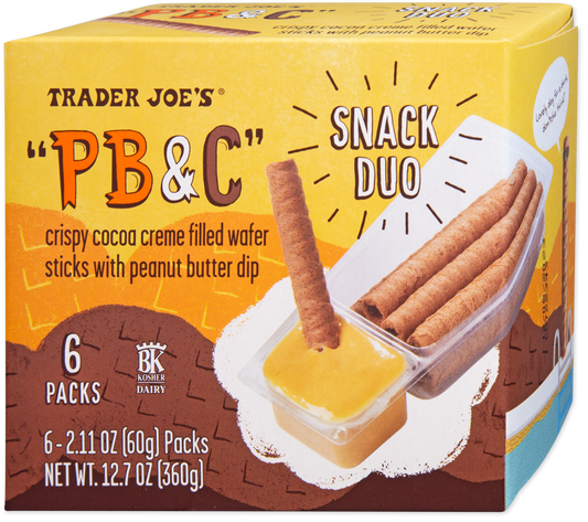 Trader Joe's PB&C Snack Duo kosher snack