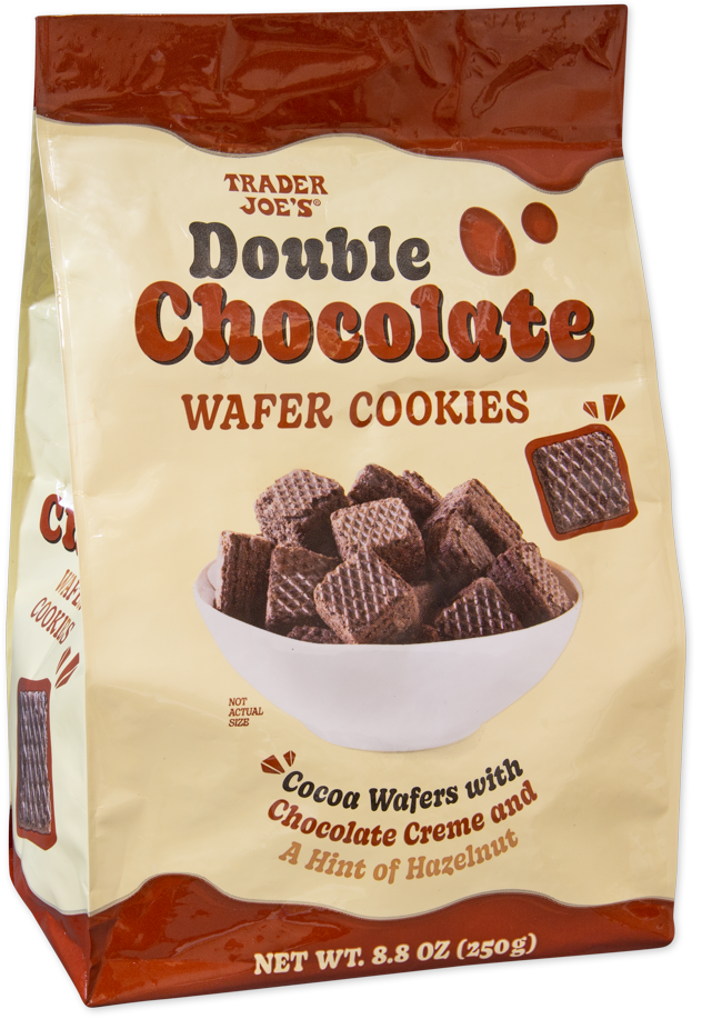 Trader Joe's double chocolate wafer cookies