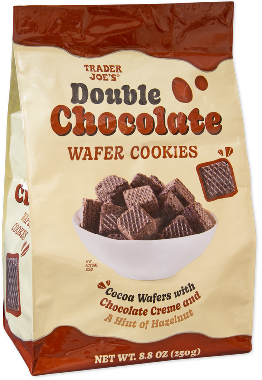 Trader Joe's double chocolate wafer cookies