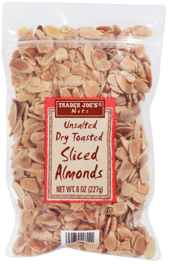 Trader Joe's unsalted dry toasted sliced almonds
