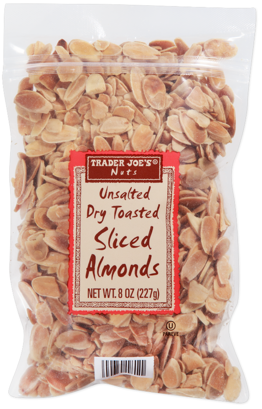 Trader Joe's unsalted dry toasted sliced almonds