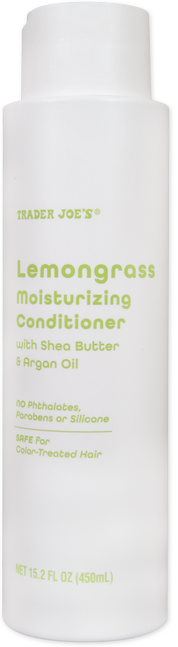 Trader Joe's Lemongrass Moisturizing Conditioner bottle