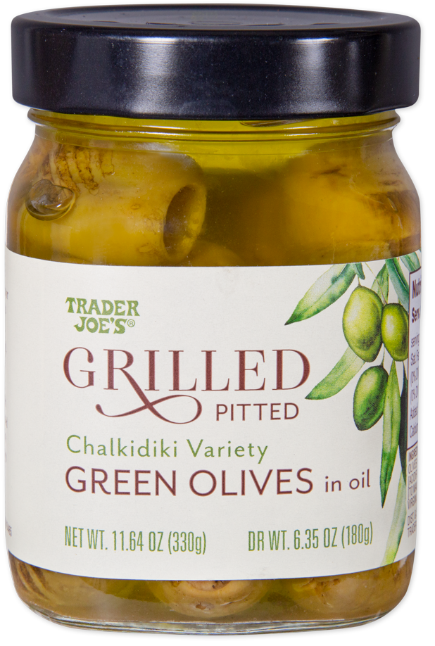 Trader Joe's grilled pitted green olives