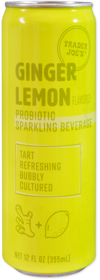 Trader Joe's Ginger Lemon Probiotic Sparkling Beverage