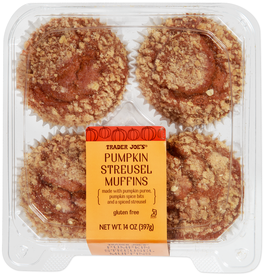 Trader Joe's gluten free pumpkin streusel muffins