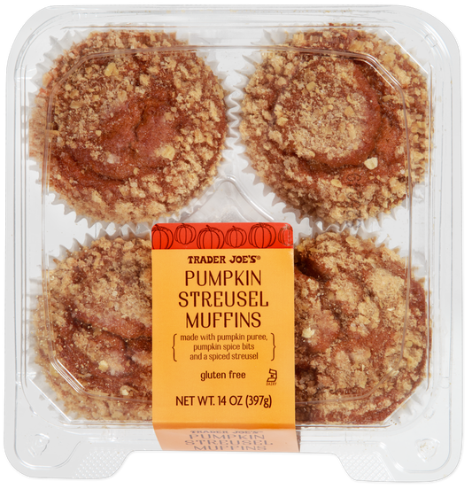 Trader Joe's gluten free pumpkin streusel muffins