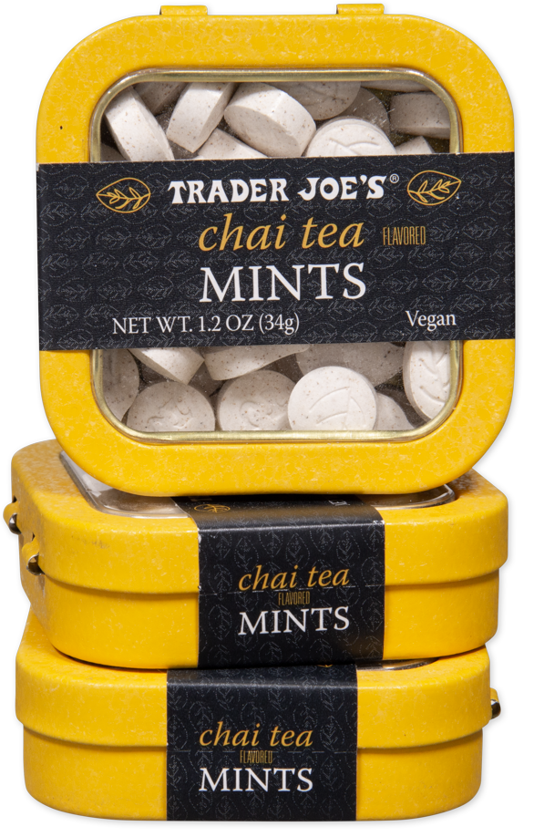 Trader Joe's Chai Tea Mints vegan mint treat