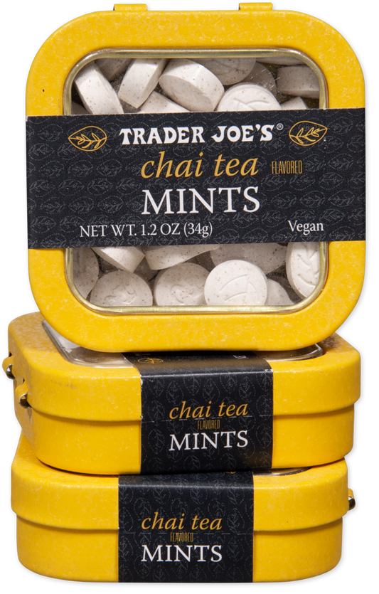 Trader Joe's Chai Tea Mints vegan mint treat