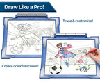 Crayola tracing art set with included fantasy artwork