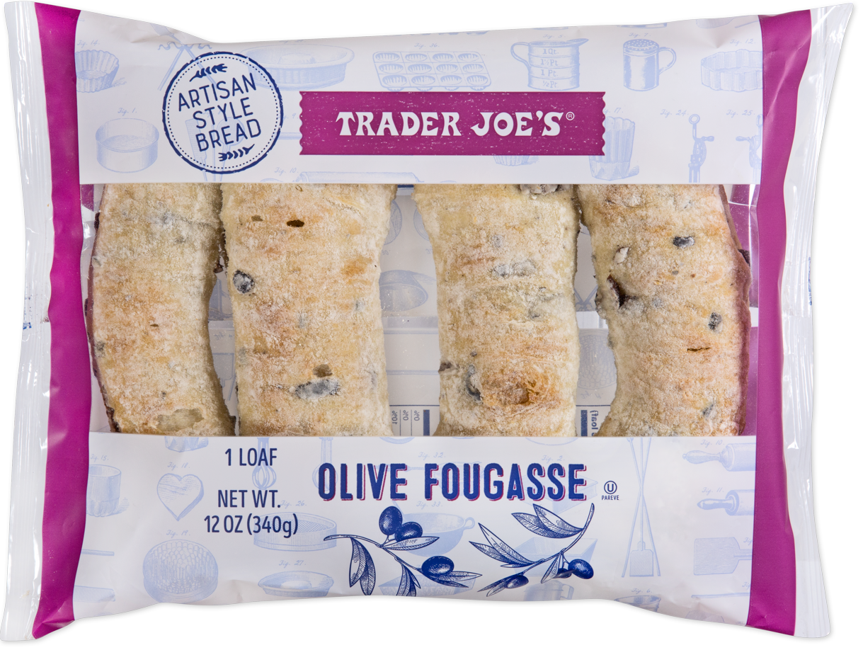 Trader Joe's Olive Fougasse bread