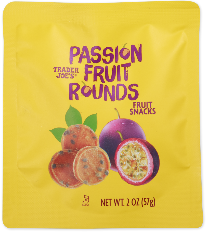 Trader Joe's Passion Fruit Rounds snack