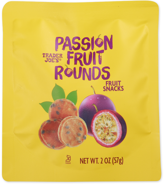 Trader Joe's Passion Fruit Rounds snack