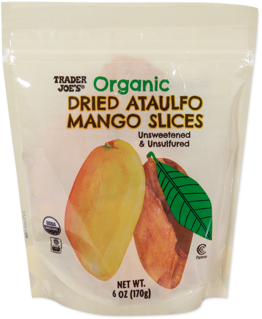 Trader Joe's organic dried Ataulfo mango slices