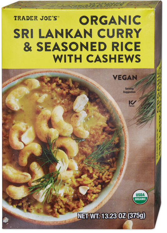 Trader Joe's Organic Sri Lankan Curry & Rice