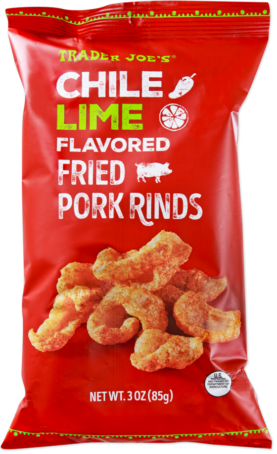 Trader Joe's chile lime flavored fried pork rinds