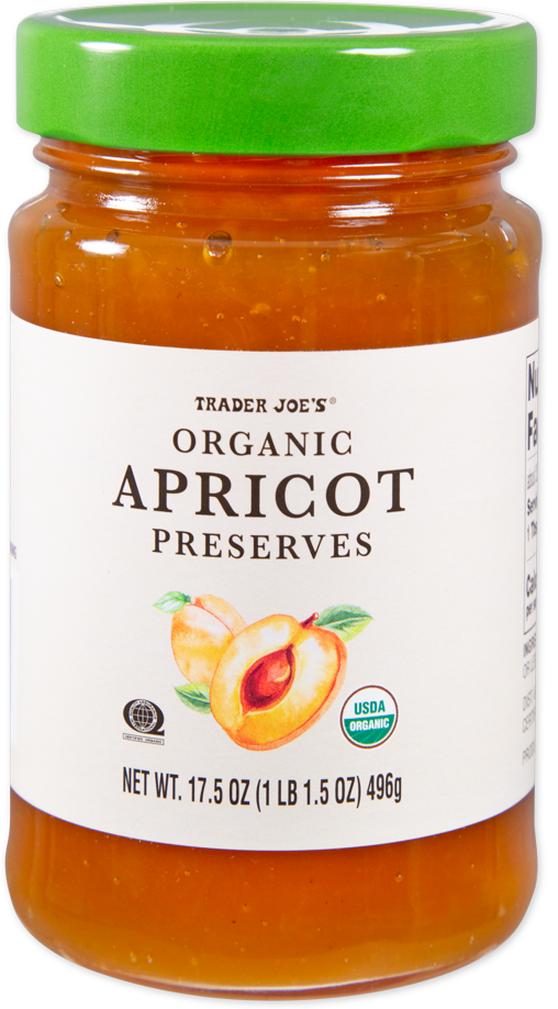 Trader Joe's Organic Apricot Preserves jar