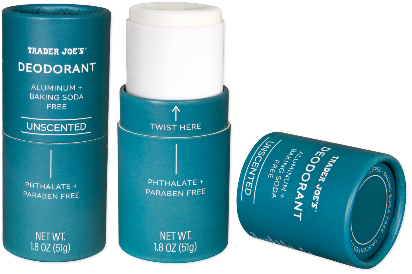 Trader Joe's unscented deodorant