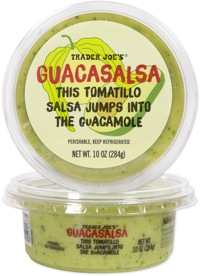 Trader Joe's Guacasalsa dip and salsa