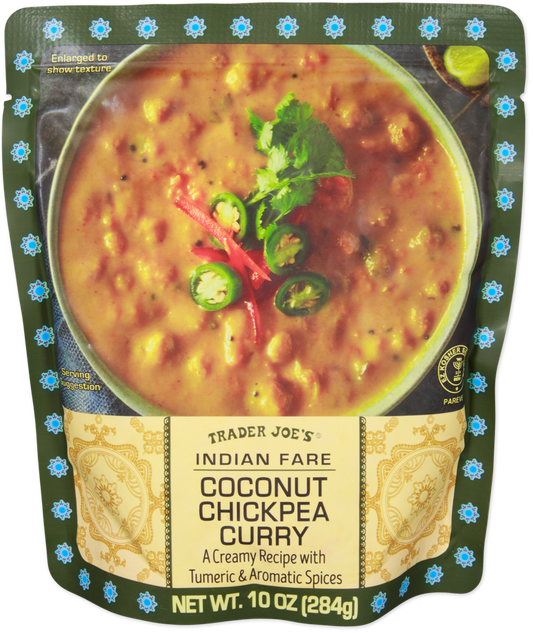 Trader Joe's Coconut Chickpea Curry kosher pantry item