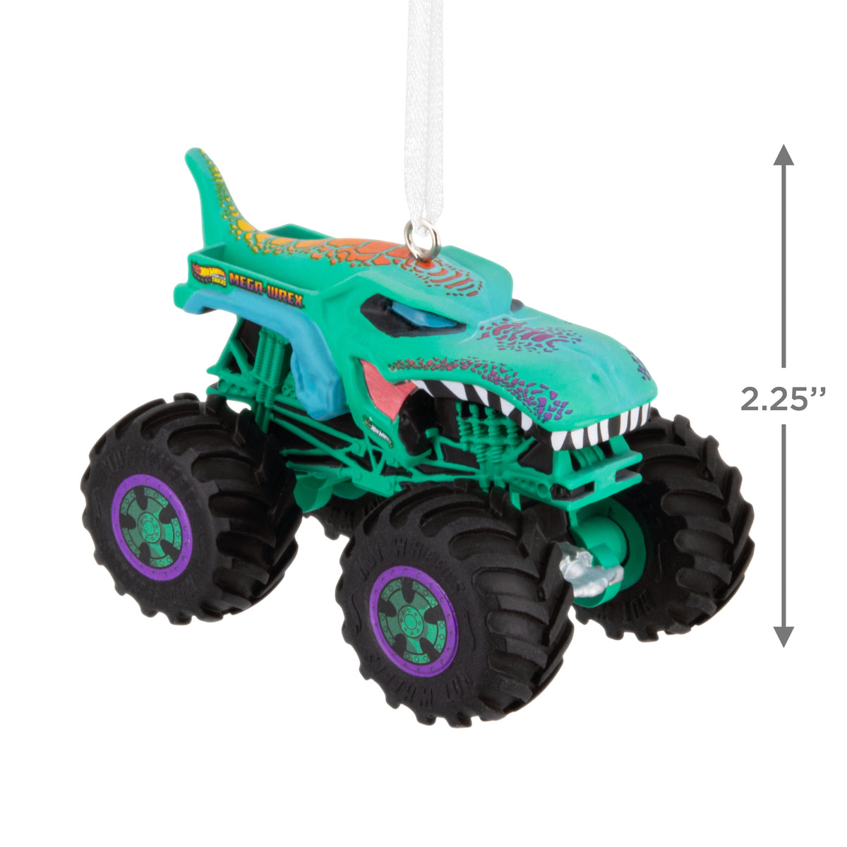 Hot Wheels Monster Trucks ornament with colorful scales