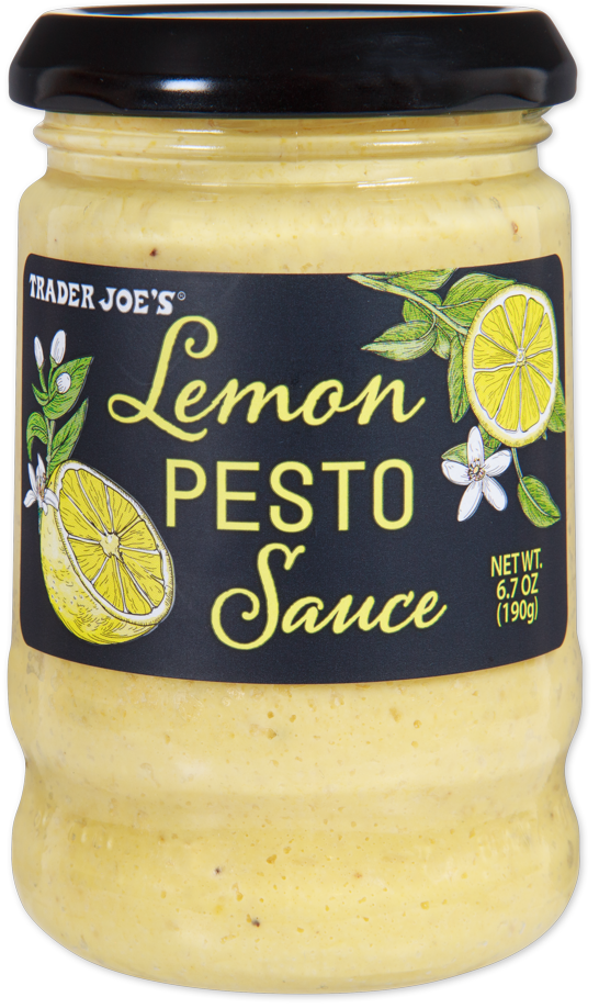 Trader Joe's Lemon Pesto Sauce jar