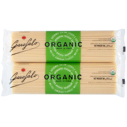 Garofalo organic spaghetti noodles 17.6 oz 8-count