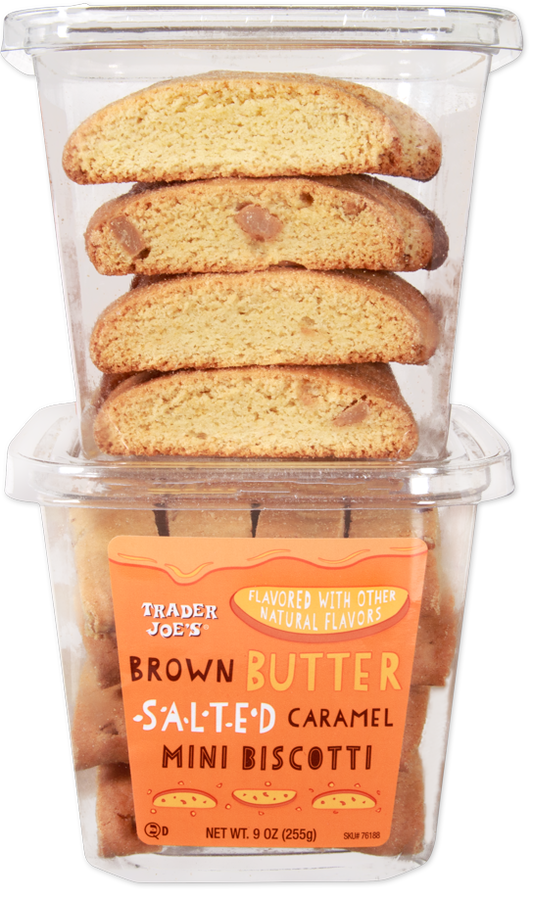 Trader Joe's Brown Butter Salted Caramel Mini Biscotti
