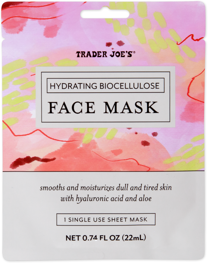 Trader Joe's hydrating biocellulose face mask