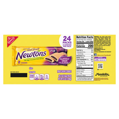 Dairy free Nabisco fig cookies snack pack