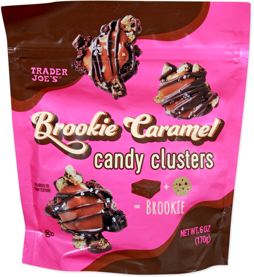 Brookie caramel candy clusters by Trader Joe's
