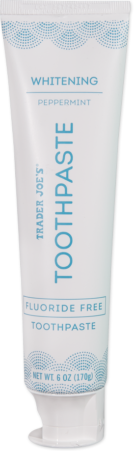 Trader Joe's peppermint fluoride free toothpaste