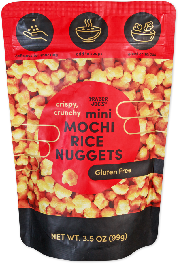Trader Joe's Mini Mochi Rice Nuggets gluten-free snack