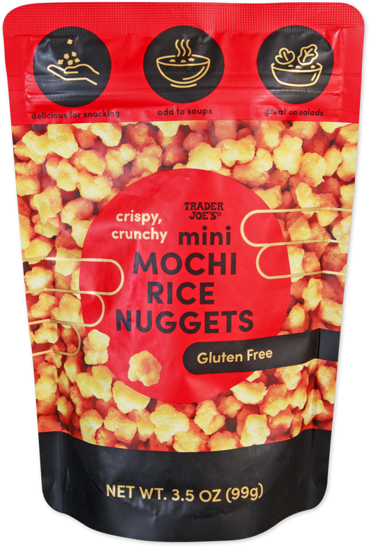 Trader Joe's Mini Mochi Rice Nuggets gluten-free snack