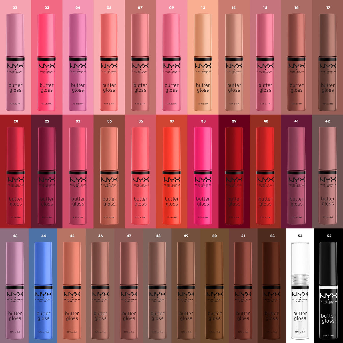 NYX Professional Makeup clear Butter Gloss