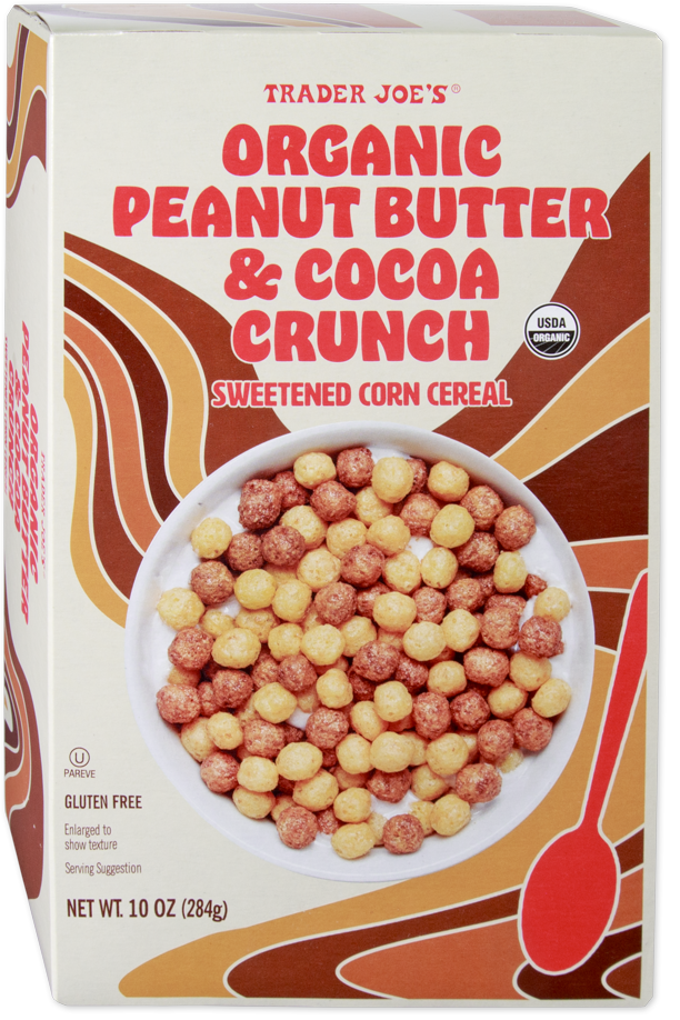 Trader Joe's Organic Peanut Butter & Cocoa Crunch cereal