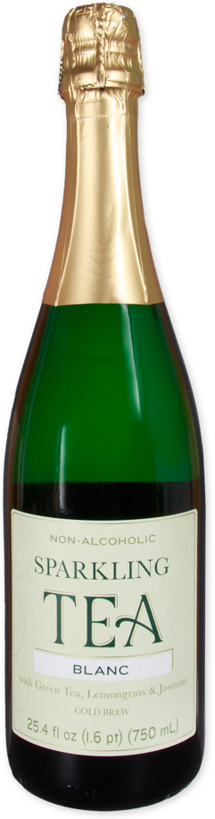 Trader Joe's Non-Alcoholic Blanc Sparkling Tea bottle