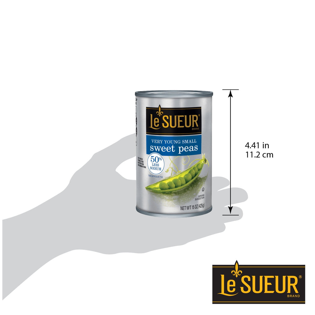 Le Sueur 50% less sodium sweet peas pantry staple