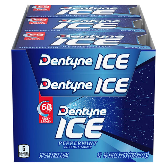Dentyne Ice sugar free peppermint gum 12-count