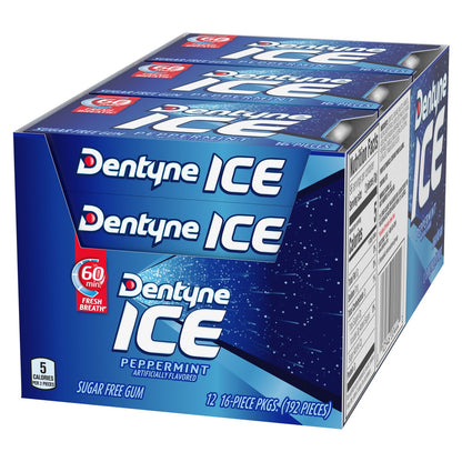 Sugar free peppermint chewing gum by Dentyne
