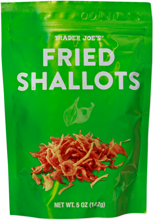 Trader Joe's fried shallots vegan pantry topping