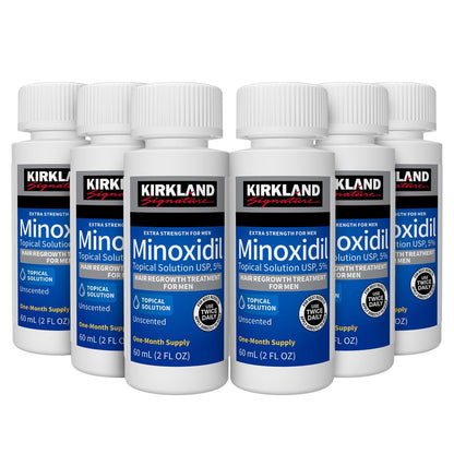 Six-pack Kirkland Signature extra strength topical solution